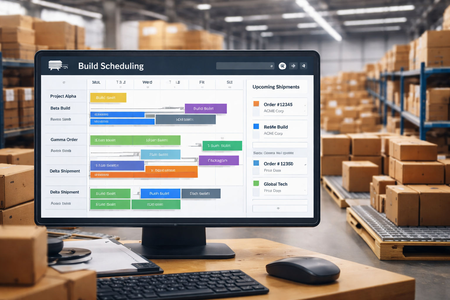 C# Automatic Production Scheduling Platform